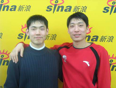 图文-辽宁球星双鹏组合做客新浪 双鹏哥俩好_篮球-CBA_NIKE新浪竞技风暴_新浪网