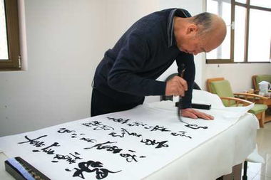 陕西著名书画家杨明辉 刘西秦走进人民网甘肃频道